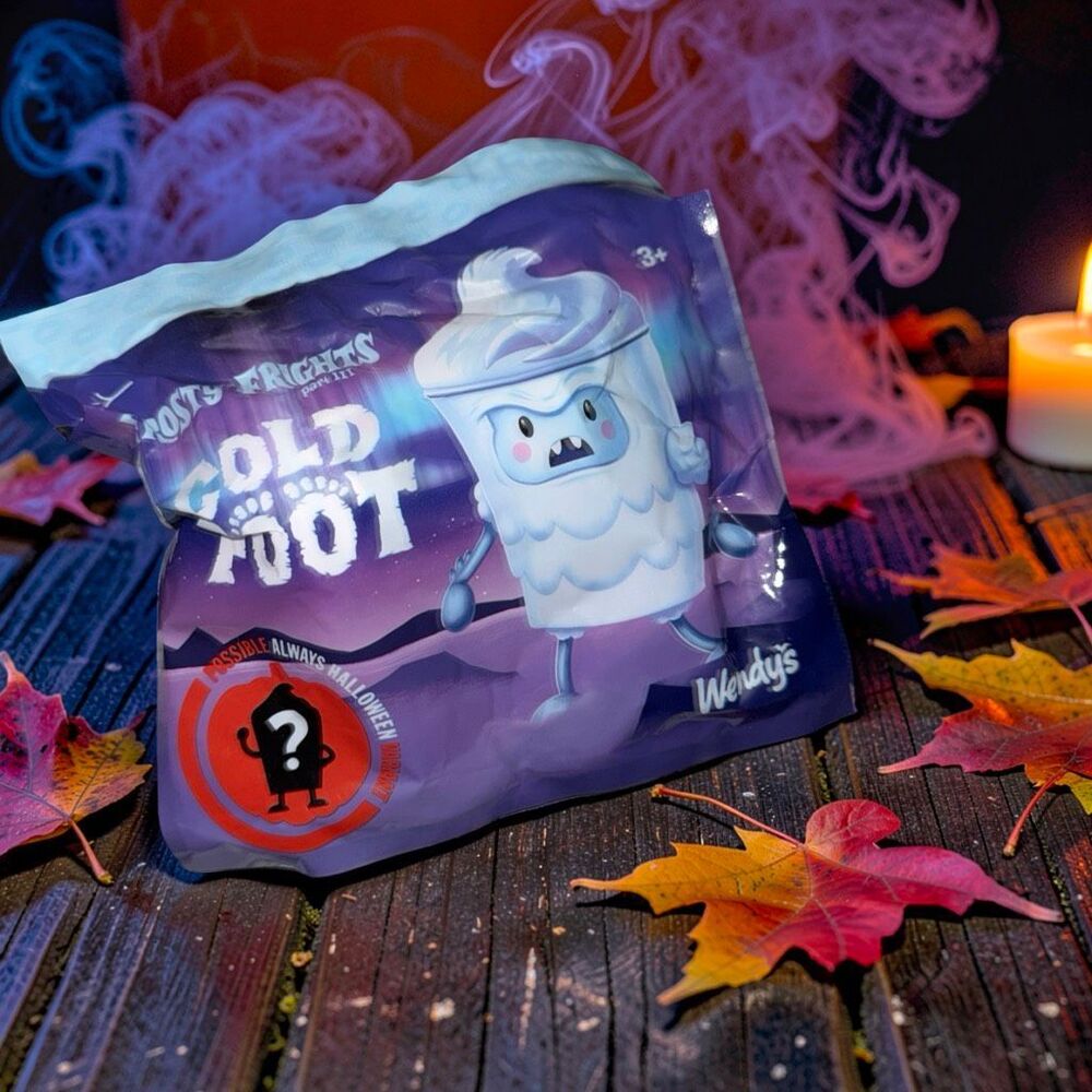 Sealed Wendy's 2026 Frosty Frights Cold Foot Wendy’s Kids Meal Toy A75